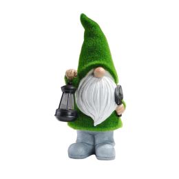 Gnome Night Solar Light Flower Decor Dimming Built-in Photoreceptor System Automatic Garden Decoration Fairy Desk Solar Light (Type: C)